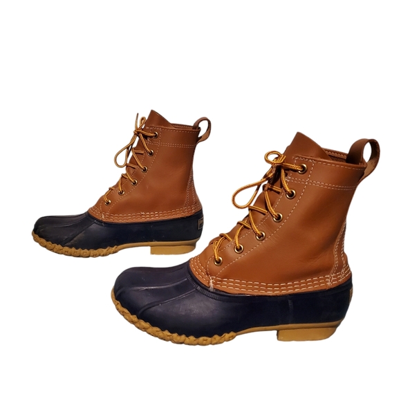 Bean Boots By L.L. Bean Duck Ankle Boots Women's Size 7M - Picture 1 of 10